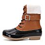 Women Outdoor Shoes High Top plus Velvet Cotton Shoes Snow Boots Warm Duck Leather Hunter Shoes