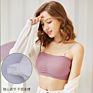 Women Push-Up Bandeau Bras Padded Strapless Brarette Soft Wire Free Bra Seamless Bandeau Tube Top Bra for Women