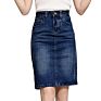 Women Skirts Short Tube Denim Half Skirt for Ladies