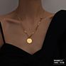 Womens Accessories Cuban Necklace Stainless Steel Jewelry Necklace Charms Gold Chain Pendant Necklace Women