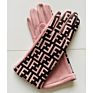 Women's Motorcycle Bicycle Imitation Leather Velvet Gloves