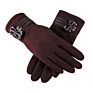 Women's Warm Gloves Touchscreen Texting Fleece Lined Windproof Driving Gloves