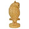 Wooden Handicraft Wooden Owl Figurine Statues