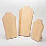 Wooden Necklace Holder Jewelry Display Bust Stand Wood Jewellery Organizer Display Stands for Necklace