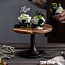 Wooden Pedestal Cake Stand for Wedding Cake Display Food Safe Eco Friendly Desert Platter