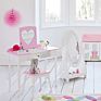Wooden Princess Dressing Table and Chair Set with Mirror