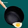 Worthbuy Multifunctional Japanese Saucepan Non-Stick Milk Soup Pot for Kitchen Cooking Pot Pan with Wooden Handle Cookware