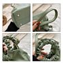 Wrinkled round Handle Pu Leather Handbag for Women Fashionable Designers Hand Bags Ladies Casual Shoulder Bag