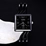 Xinhua Women Dress Watches Bracelet Design Alloy Bangle Wristwatch Square Unique Watch for Girl Ladies Clock Female