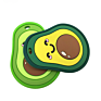 Avocado Silicone Teething Toys