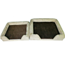 Year Certipur -Us Popular Cheapest Orthopedic Memory Foam Soft Pet Bed Dog Bed Fabric with Bolster