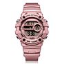 Youngs Pu Strap Ladies Sport Plastic Digital Lcd Display Watch
