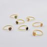 Zg0449 Healing Crystal Jewelry Ring Stacking Natural Gemstone Crystal Ring