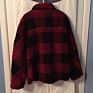 Zip Neck Sweater Plaid Sherpa Pullover