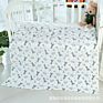 100% Cotton Muslin Swaddle Blanket Tassel 120*110 Cm Wrap Towel for Baby