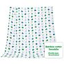 Customised White Designers Comfort Warm Quilt 4 Pack Bamboo Organic Cotton Baby Muslin Wrap Swaddle Blankets