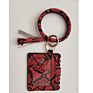 Hot Sale Amazon Leather Key Ring Keychain Wallet Wristlet Bracelet