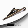 Mens Metal Simple Necktie Tie Pin Bar Clasp Clip