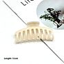 Mio Large Korean Hairgrips Frosted Banana Hair Clips Plastic Claw Clips Nonslip Hair Clamp Hair Claw Clips Women Matte