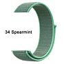 Qiman Nylon Iwatch Band Replacement Strap Nylon Loop Watch Band for Apple Watch Fabric Nylon Strap for Iwatch 7/6/5