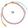 Waterproof Adjustable Multi-Layer Women Multi-Color Boho Handmade Jewelry Hand-Woven Wax String Bracelets