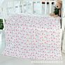 100% Cotton Muslin Swaddle Blanket Tassel 120*110 Cm Wrap Towel for Baby