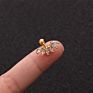 1 Pcs Piercing Earrings for Women Jewelry Broncos Heart Moon Star Stud Earrings Initial Ear Cartilage Earrings