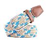 42 Colors Men Women Casual Knitted Pin Buckle Belt Woven Canvas Elastic Expandable Braided Stretch Belts Plain Webbing Strap