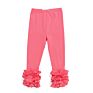 Cotton Toddler Infant Boutique Clothes Ruffle Baby Girls Pants Leggings Infant Icing Leggings Solid Color Casual Pants
