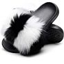 Ladies Vegan Faux Fur Slippers, Little Girls Faux Fur Slippers, Popular Faux Fur Slippers