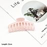 Mio Large Korean Hairgrips Frosted Banana Hair Clips Plastic Claw Clips Nonslip Hair Clamp Hair Claw Clips Women Matte