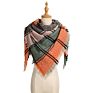 Newest Triangle Scarf for Women Plaid Shawl Cashmere Scarves Bufanda Blanket &Dropshipping