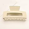 Rara 4" Ins Hair Accessories Women Open-Side Hair Clip Jumbo Rectangle Tortoise Acetate Hair Claw