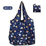 Sublimation Recycled Tote Ecobag 190T Foldable Shopping Bag Reusable Tote Nylon Waterproof Grocery Rip Stop Polyester Bag