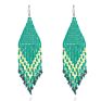 Colorful Handmade Seed Beads Earrings Boho Tassel Long Earrings for Women Jewelry