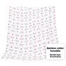 Customised White Designers Comfort Warm Quilt 4 Pack Bamboo Organic Cotton Baby Muslin Wrap Swaddle Blankets