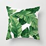 Fashionable Tropical Plant Polyester Hugging Pillow Case Office Fabric Sofa Cushion Cover Home Peach Skin Pillow Case