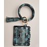 Hot Sale Amazon Leather Key Ring Keychain Wallet Wristlet Bracelet