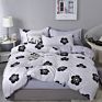 Luxury Printed Pillow Case Bed Sheet and Quilting Comforter Sets Quilt Bedding 4 Piece