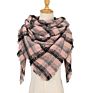 Newest Triangle Scarf for Women Plaid Shawl Cashmere Scarves Bufanda Blanket &Dropshipping