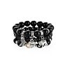 Yiwu Stylish Multi Leaves Glass Beaded Bracelet of Women Ethnic Style Lady's Charm Bracelets Jewelry