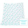 Customised White Designers Comfort Warm Quilt 4 Pack Bamboo Organic Cotton Baby Muslin Wrap Swaddle Blankets
