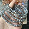 Luxury Feng Shui Rose Quartz Jade Stone Bead Bracelets Simple Men's Natural Gems Stone Healing Crystal Bracelet