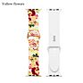 Boorui Silicone Print Patterns Watch Bands for Apple Watch Band Designer Straps for Apple Watch Series 7 6 5 4 3 2 1 /