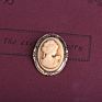 Jaenones Vintage Rhinestone Brooches Queen Head Portrait Brooch Cameo Brooch Sets