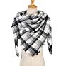 Newest Triangle Scarf for Women Plaid Shawl Cashmere Scarves Bufanda Blanket &Dropshipping