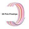 Qiman Nylon Iwatch Band Replacement Strap Nylon Loop Watch Band for Apple Watch Fabric Nylon Strap for Iwatch 7/6/5