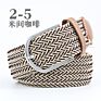 Unisex Multiple Option Stretch Belt Braided Elastic Stretch Fabric Belt Casual Weave Canvas Woven Belt