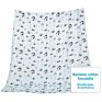 Customised White Designers Comfort Warm Quilt 4 Pack Bamboo Organic Cotton Baby Muslin Wrap Swaddle Blankets