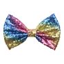 Larger 7" Messy Sequins Children Hair Bow without Clip Diy Hair Accessories for Girl Glitter Bow for Headband